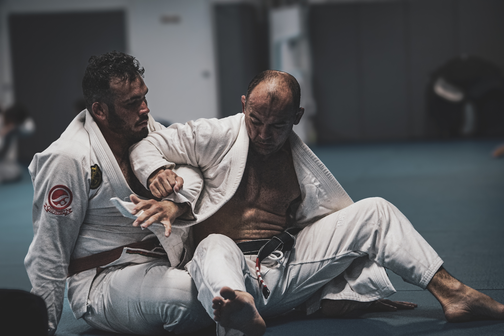 Marcelo Garcia and Manuel Morales training together